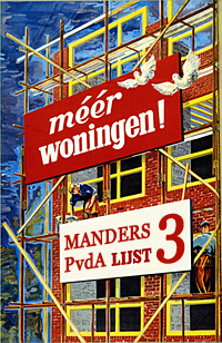 Meer woningen - Manders - PvdA lijst 3